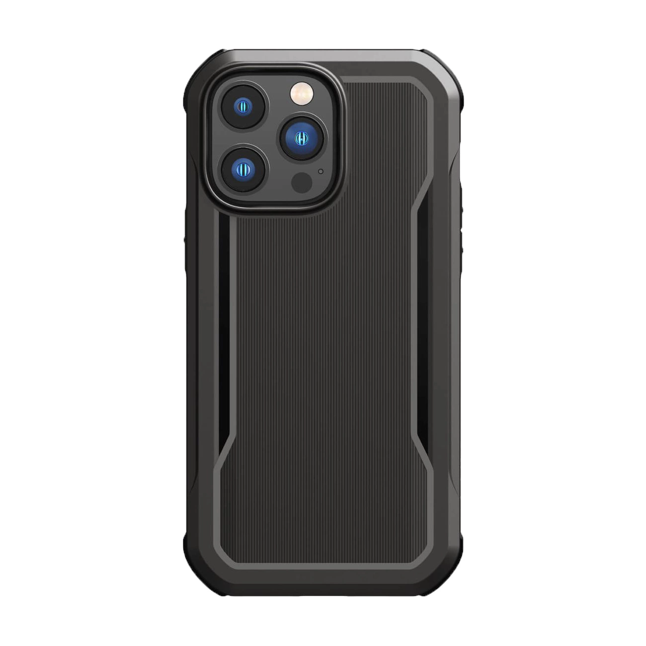 Raptic X-Doria Fort dėklas iPhone 14 Pro Max, MagSafe apsauginis dangtelis, juodas