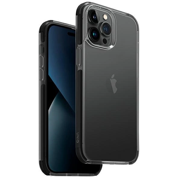 Uniq Combat dėklas iPhone 14 Pro – juodas
