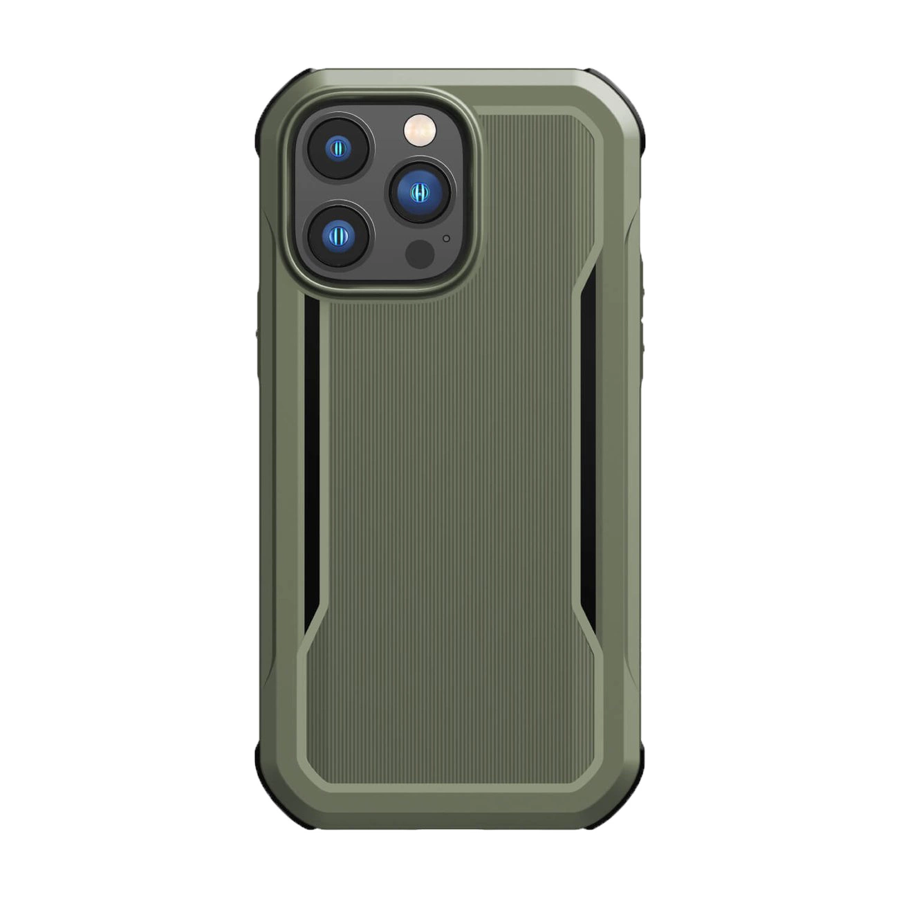 Raptic X-Doria Fort dėklas iPhone 14 Pro Max, MagSafe apsauginis dangtelis, žalias