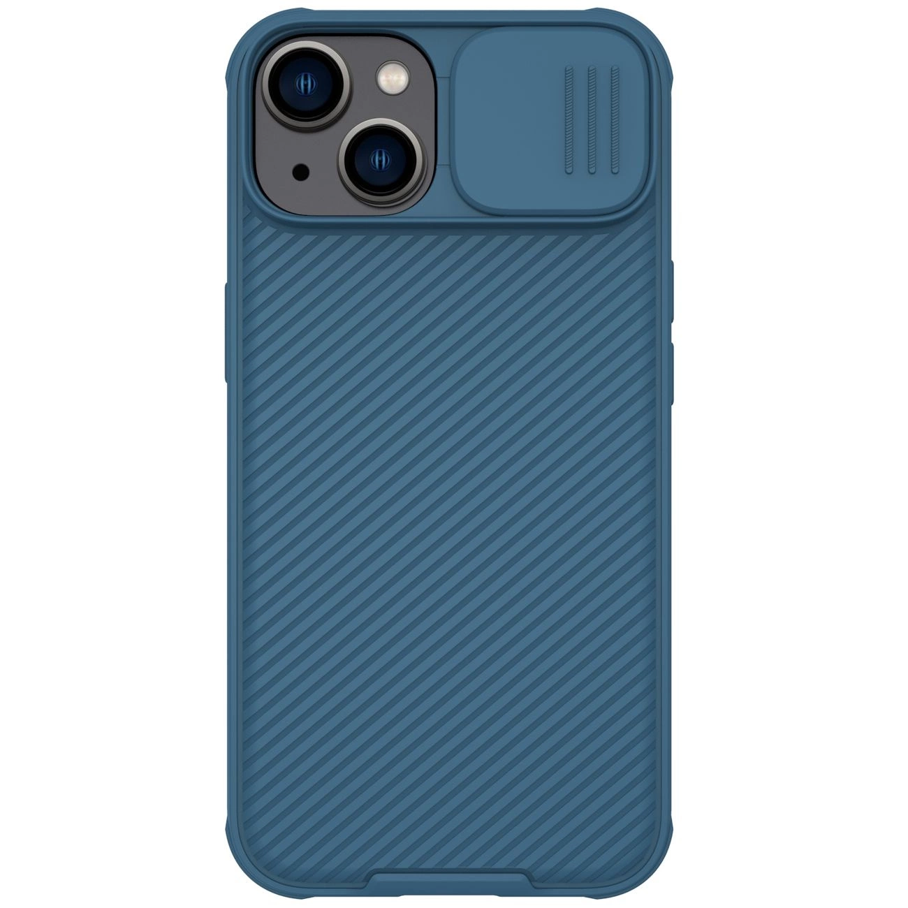 Nillkin CamShield Pro Magnetinis dėklas iPhone 14 Plus, kameros apsauga, mėlynas (su MagSafe)