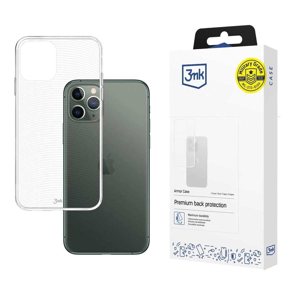3mk Armor dėklas iPhone 11 Pro – permatomas