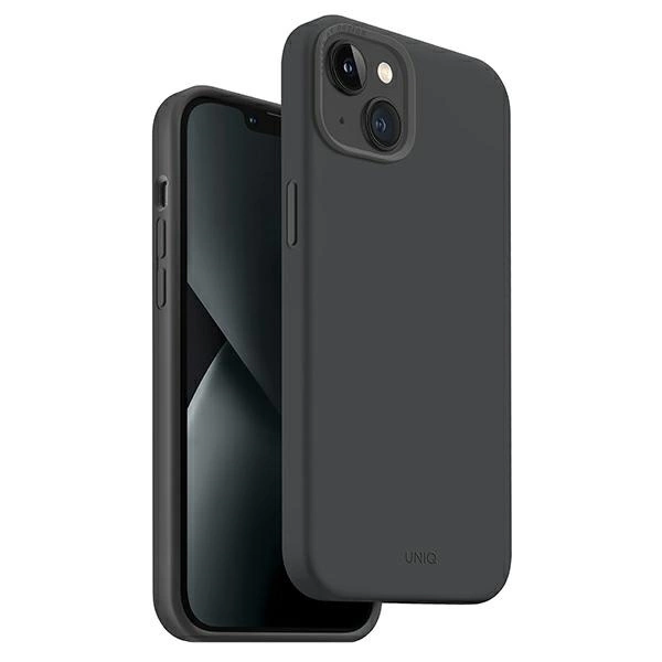 Uniq Lino Hue Magclick įkrovimo dėklas iPhone 14 Plus – pilkas