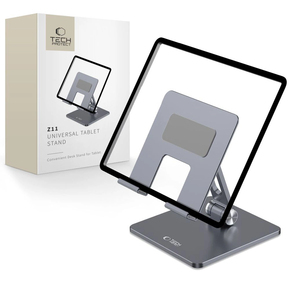 Tech-Protect Z11 universalus stovas planšetėms iki 13” - pilkas