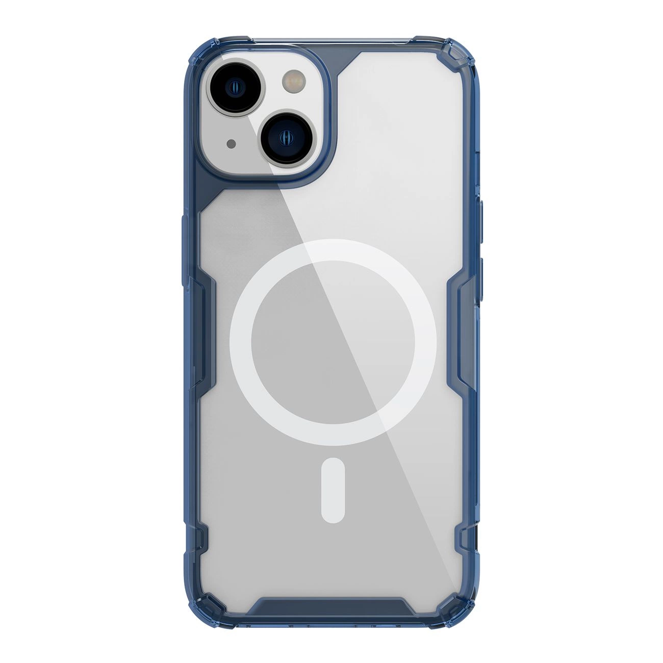 Nillkin Nature Pro Magnetinis dėklas iPhone 14 Plus, MagSafe, mėlynas