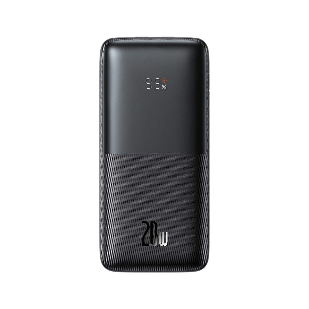 Baseus Bipow Pro powerbank 10000mAh 20W juodas su USB A - USB C 3A 0.3 m kabeliu (PPBD040201)
