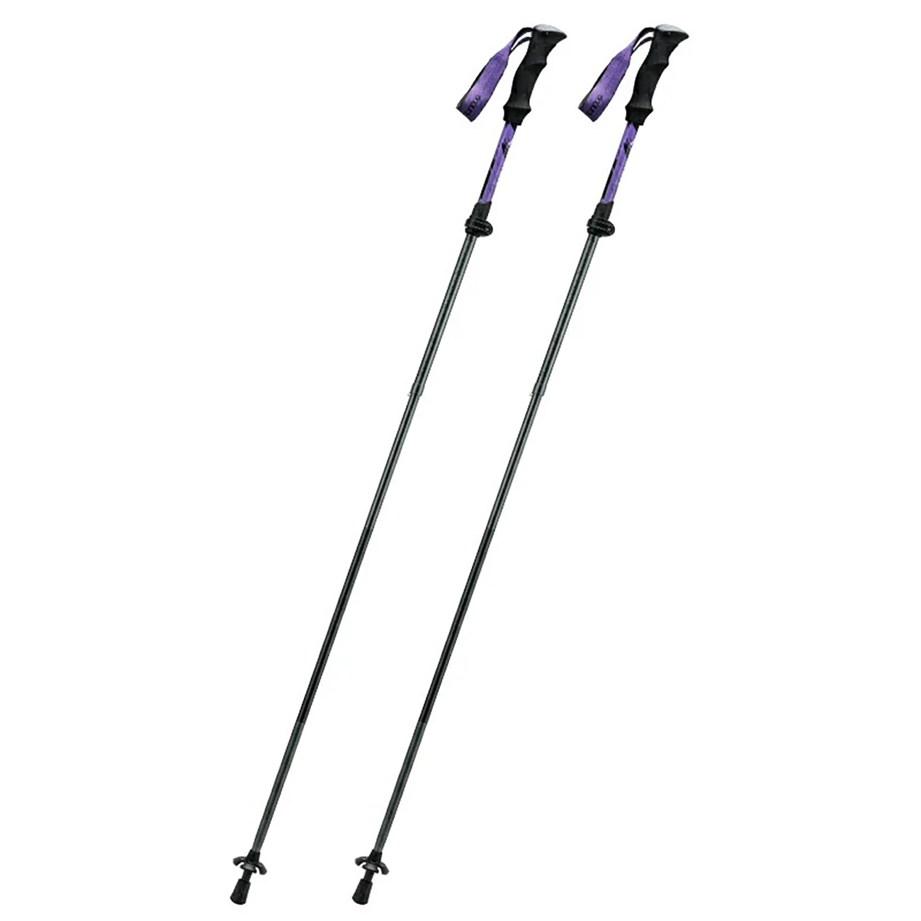 Qunature nordic walking lazdos aliumininės 110–130 cm 1 vnt. – violetinė