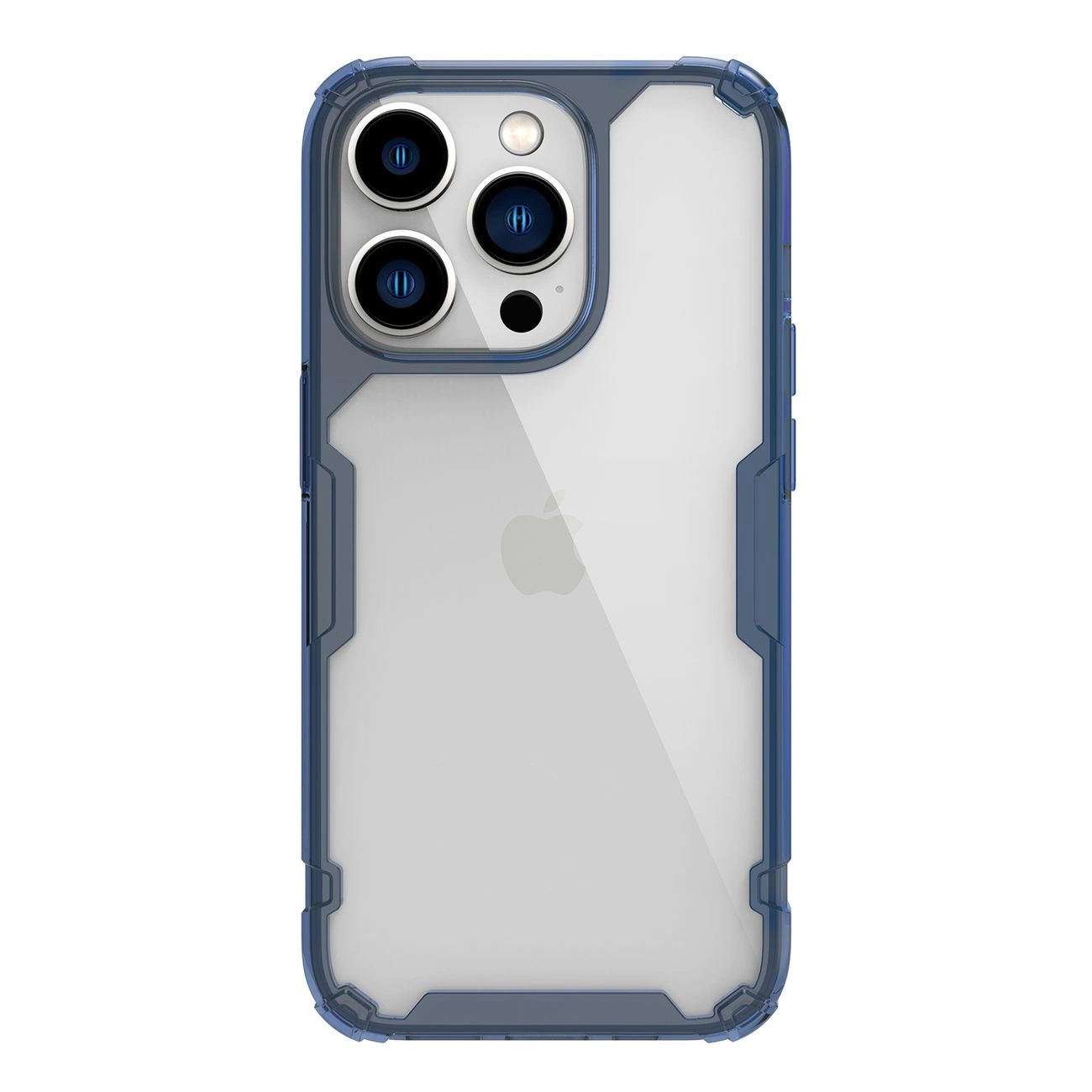 Nillkin Nature Pro dėklas iPhone 14 Pro Max, šarvuotas, mėlynas