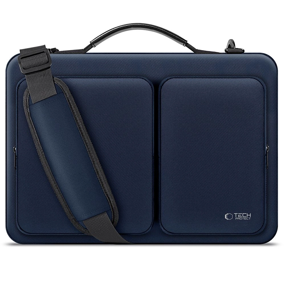 Nešiojamojo kompiuterio dėklas 13-14 Tech-Protect Defender Bag - mėlynas