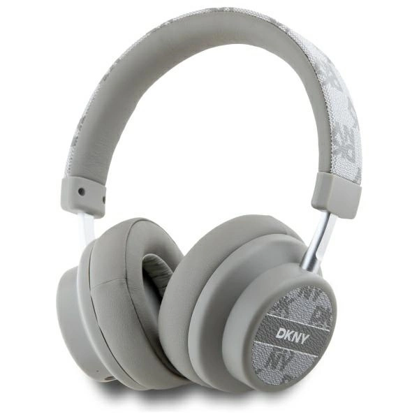 DKNY Bluetooth On-Ear ausinės DKBHM2PCSHLE - smėlio spalvos / smėlio spalvos languotas raštas