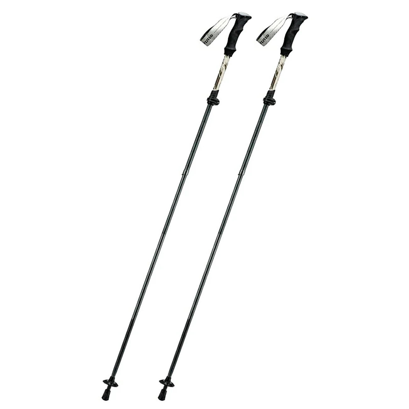 Qunature nordic walking lazdos aliumininės 110–130 cm 1 vnt. – ruda
