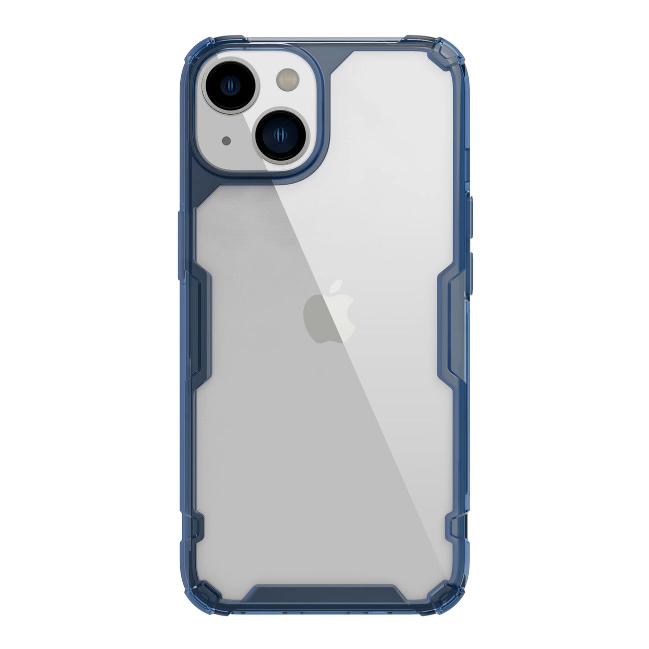 Nillkin Nature Pro dėklas iPhone 14 Plus, šarvuotas, mėlynas