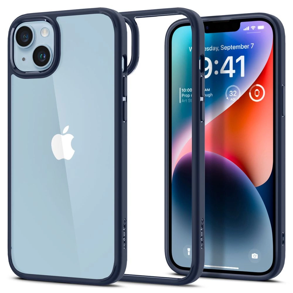 Spigen Ultra Hybrid dėklas iPhone 14 Plus – mėlynas