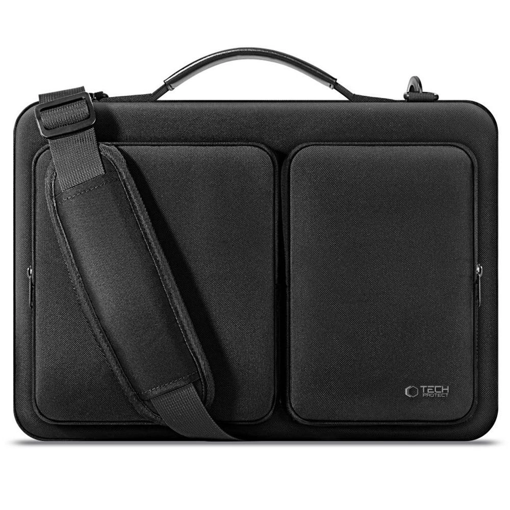 Nešiojamojo kompiuterio dėklas 13-14 Tech-Protect Defender Bag - juodas