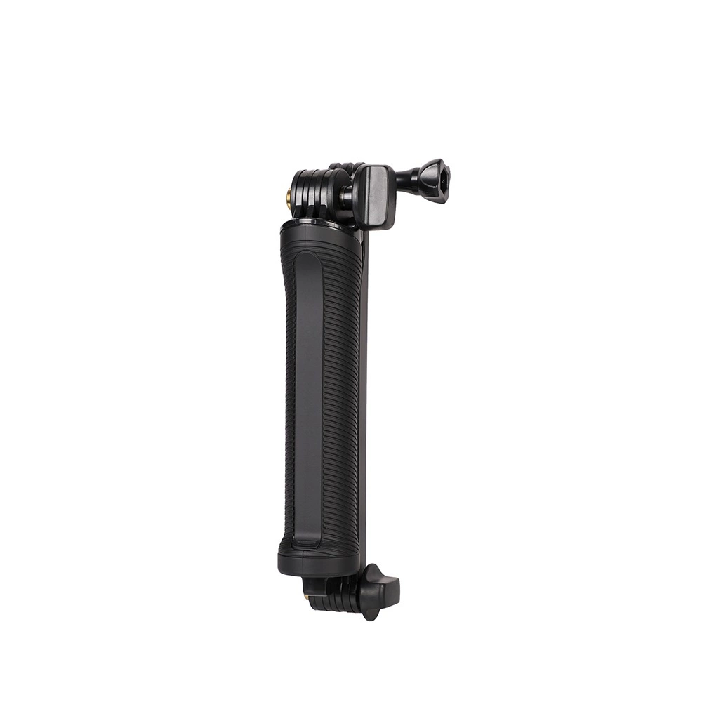 3 in 1 monopodas-trikojis su asmenukių lazda GoPro kamerai - juodas