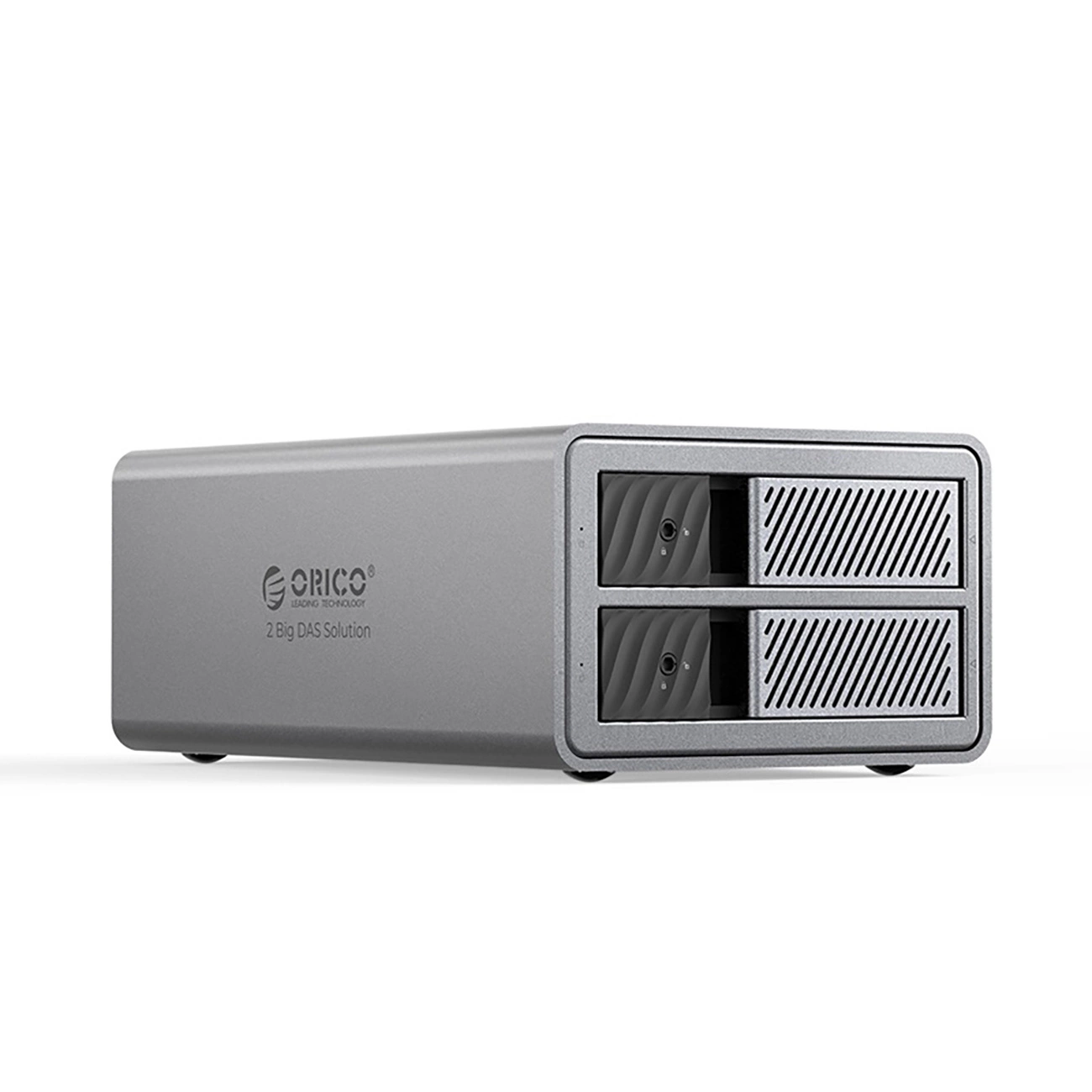 Orico 9828RU3 2 Big DAS Solution ProRAID Disk Array for 2 2.5"/3.5" SATA HDD/SSD Drives with RAID Controller - Gray
