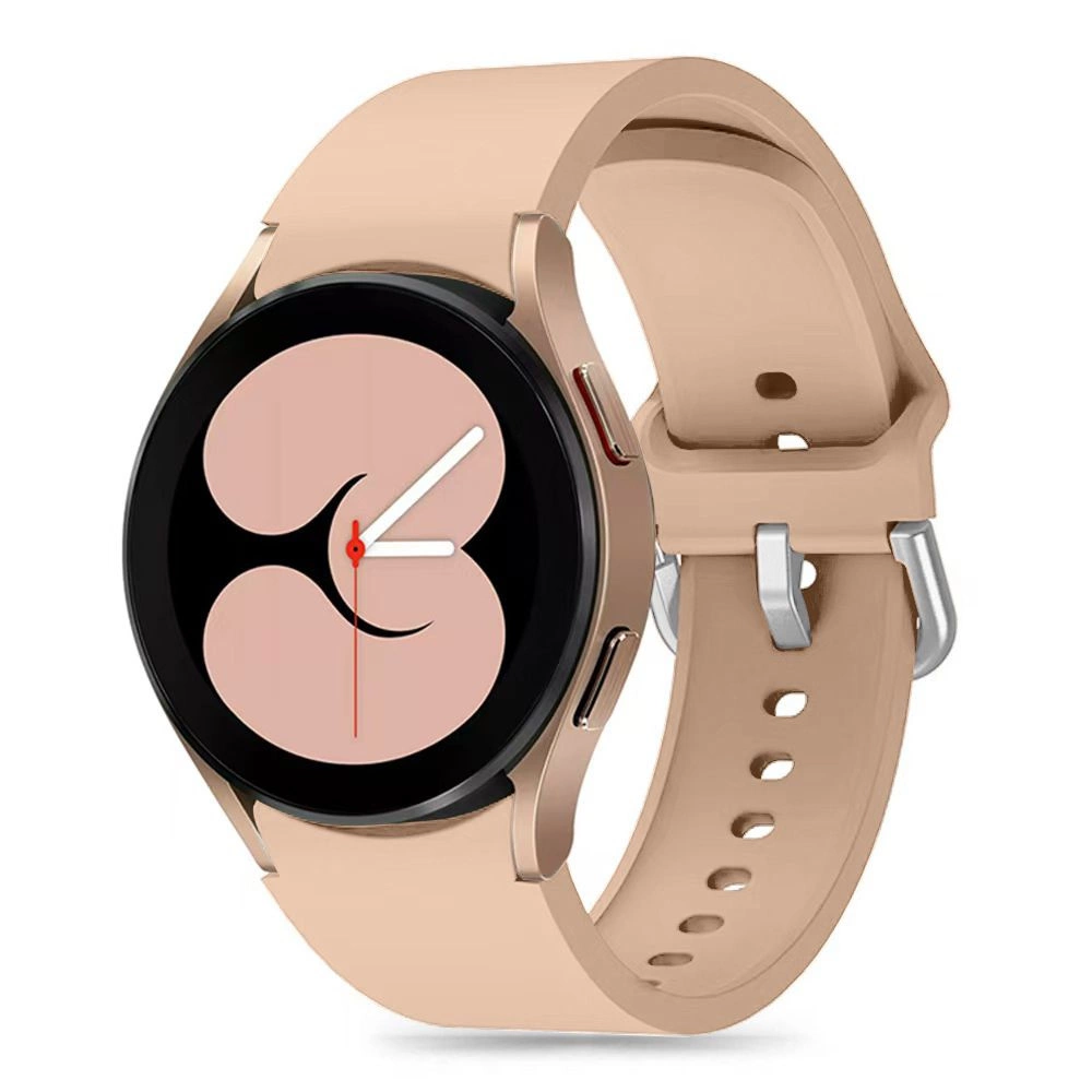 Tech-Protect silikoninis dirželis Samsung Galaxy Watch 4 / 5 / 5 Pro / 6 / 7 / FE – smėlio