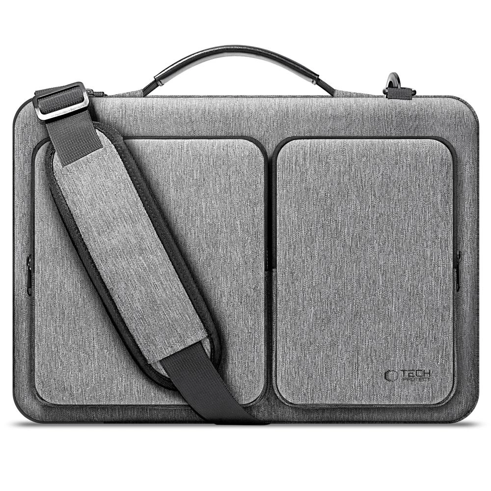 Nešiojamojo kompiuterio dėklas 15-16 Tech-Protect Defender Bag - pilkas