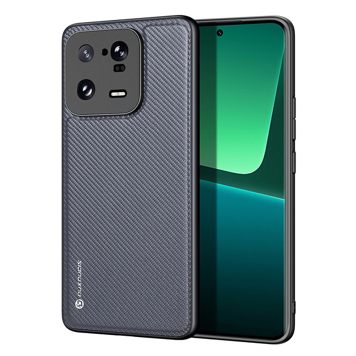 Dux Ducis Fino dėklas Xiaomi 13 Pro – su silikono rėmeliu, pilkas