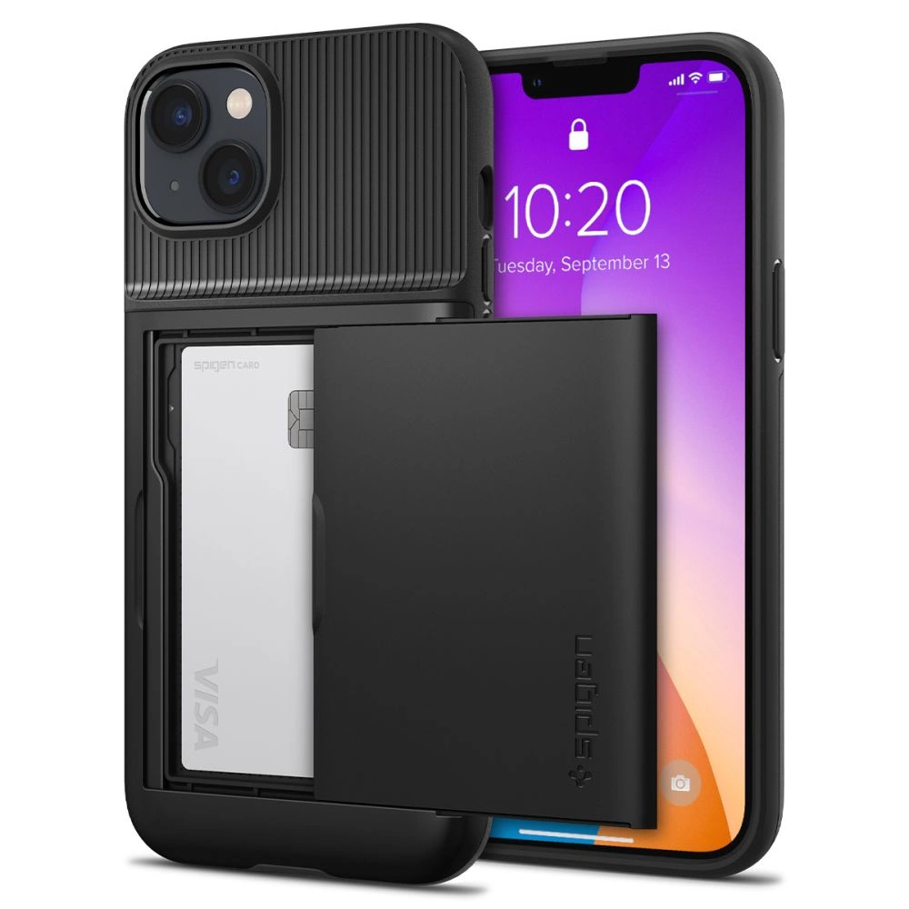 Spigen Slim Armor CS dėklas iPhone 14 Plus – juodas