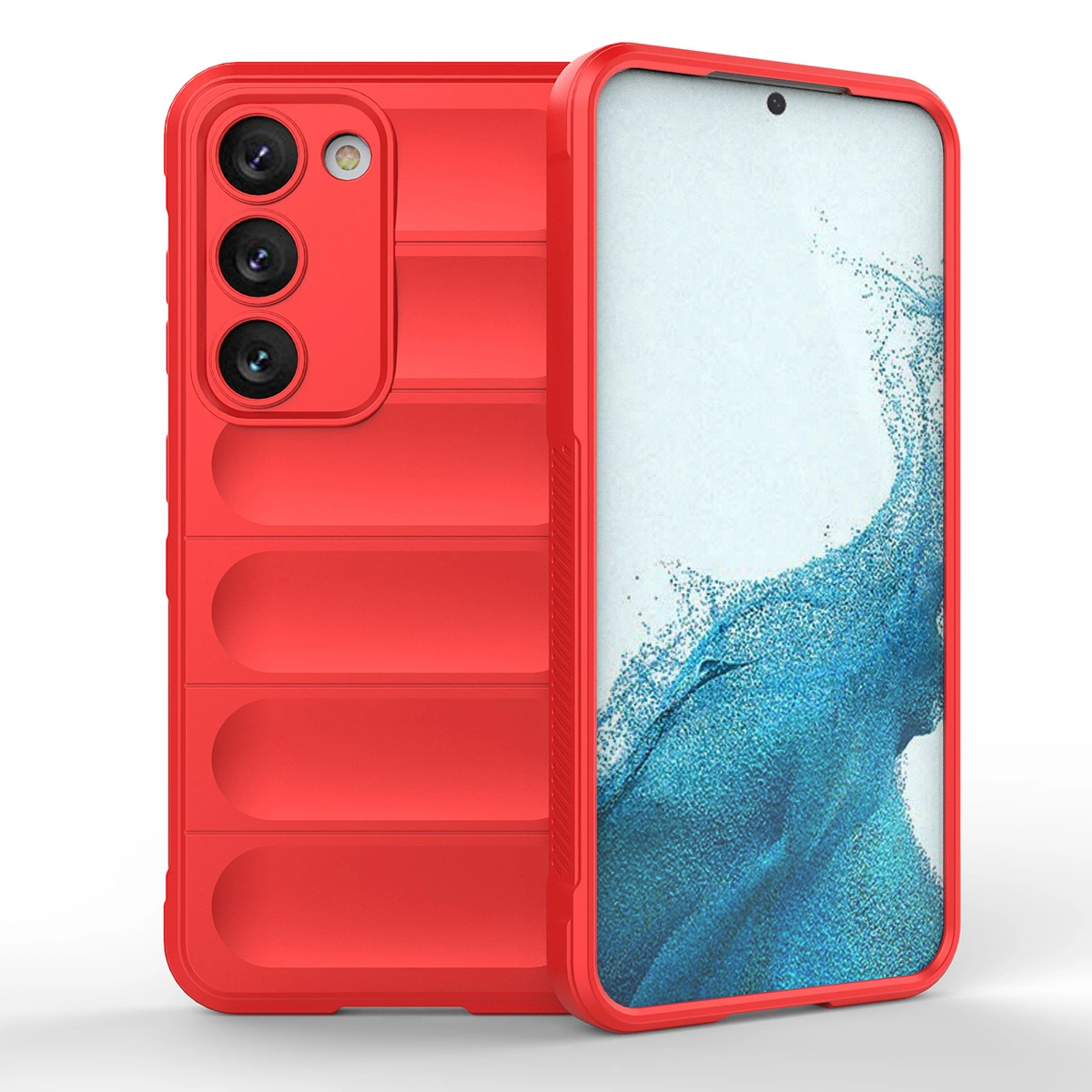Magic Shield dėklas Samsung Galaxy S23+ – lankstus apsauginis, raudonas
