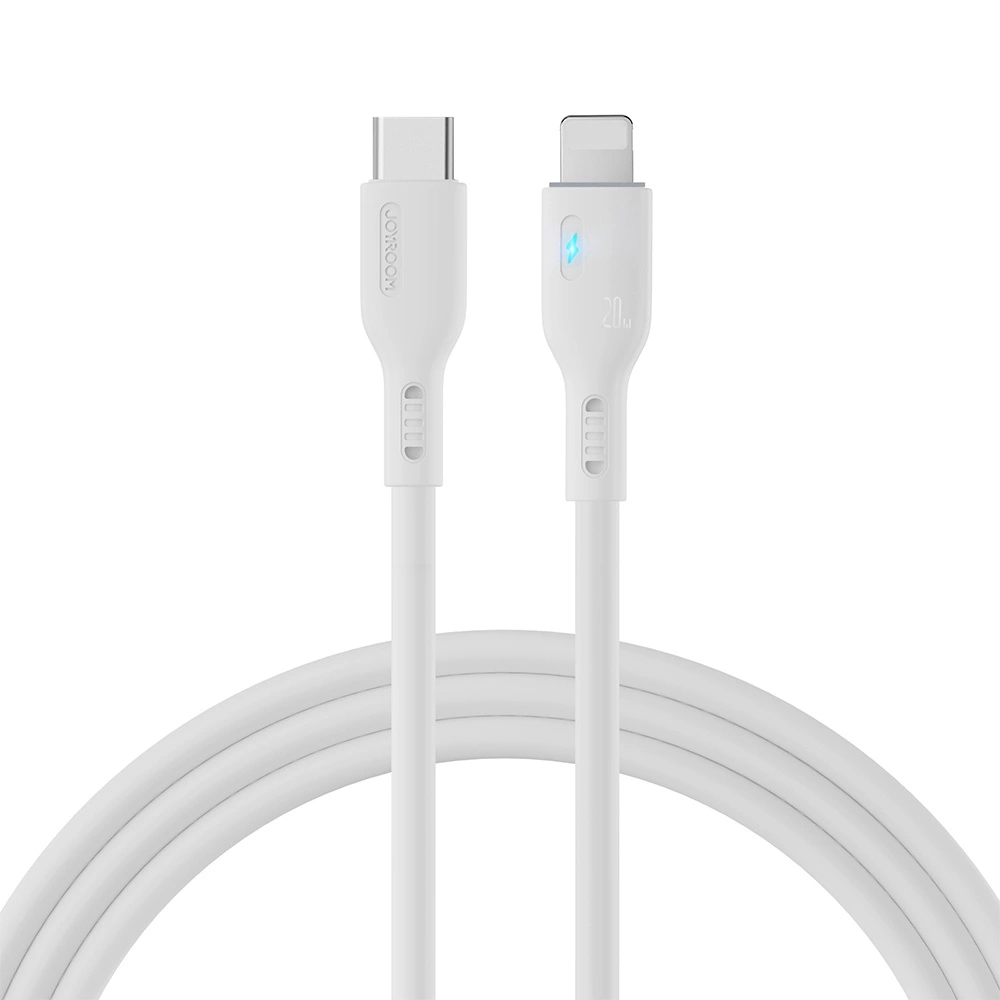 Joyroom Premium Series A13 Lightning / USB-C kabelis 20W 2 m – baltas