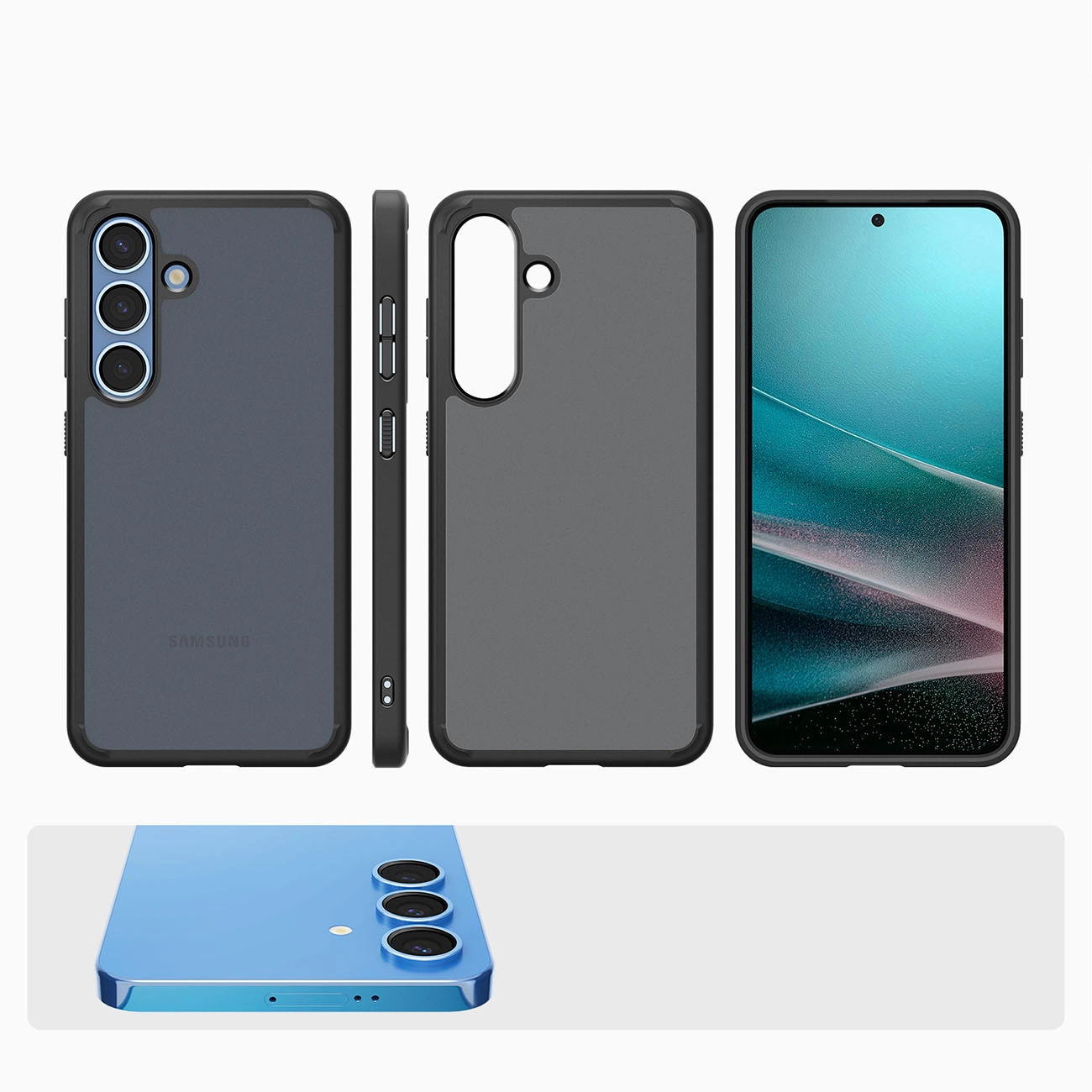 Spigen Ultra Hybrid dėklas Samsung Galaxy S25 - juodas