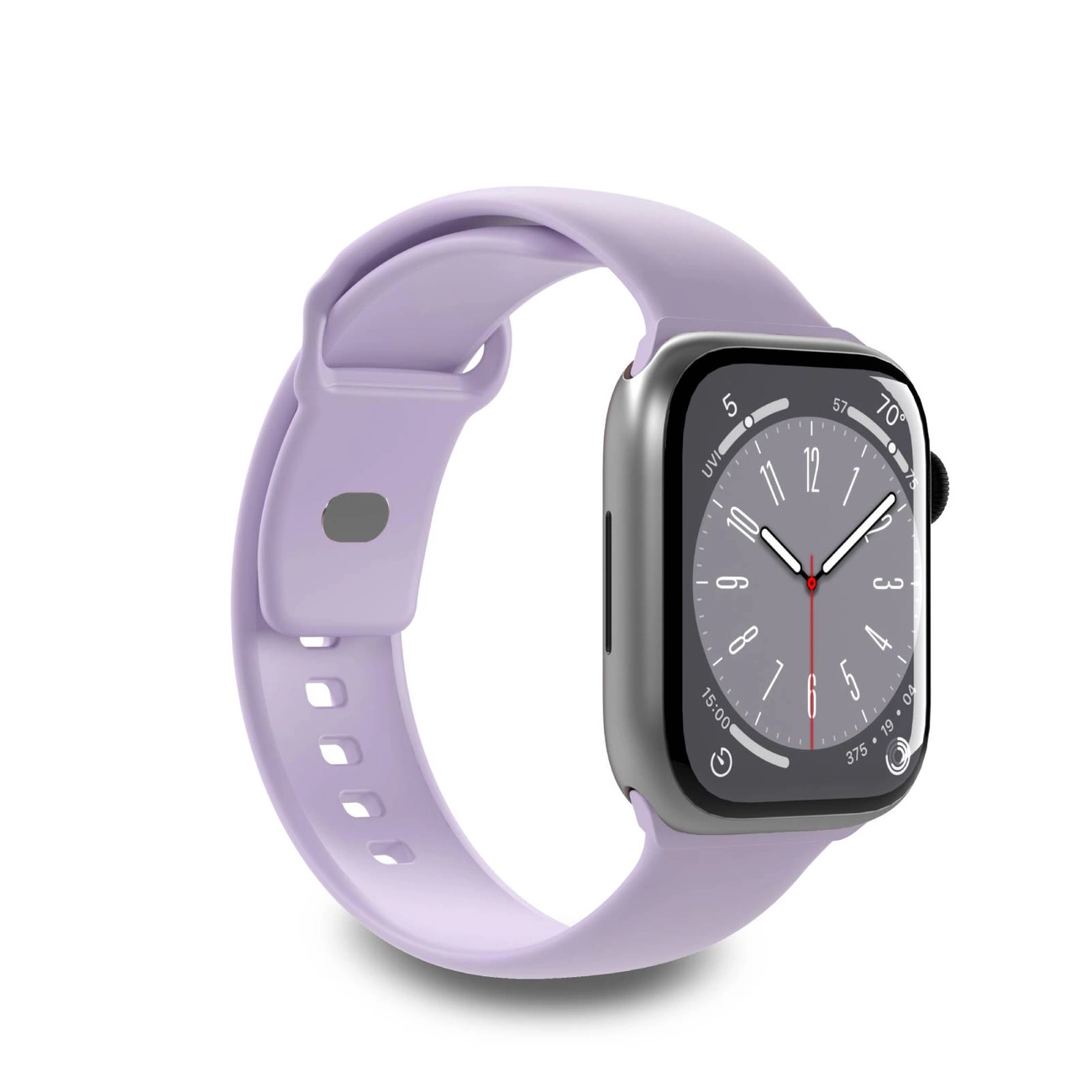 Puro Icon silikoninis dirželis Apple Watch 42 / 44 / 45 / 49 mm – levandų (2 vnt.)