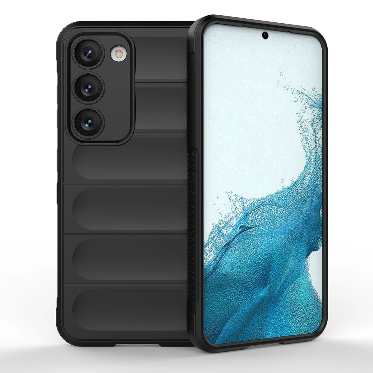 Magic Shield dėklas Samsung Galaxy S23+ – lankstus apsauginis, juodas