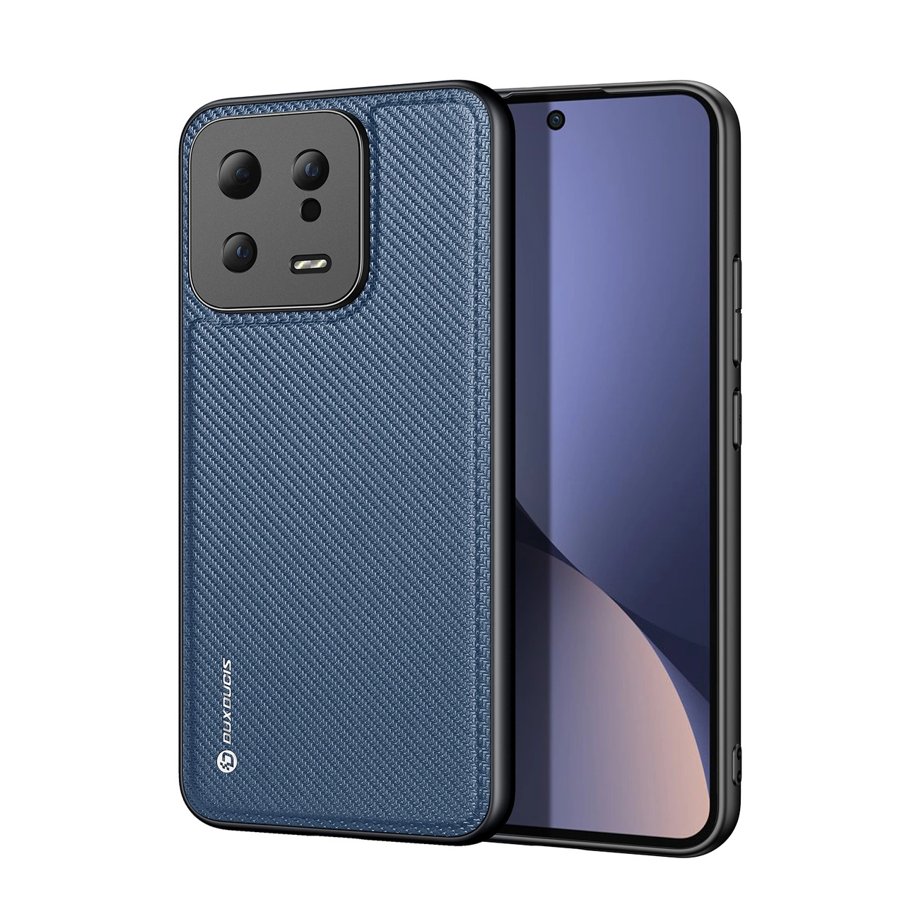 Dux Ducis Fino dėklas Xiaomi 13 – su silikono rėmeliu, mėlynas
