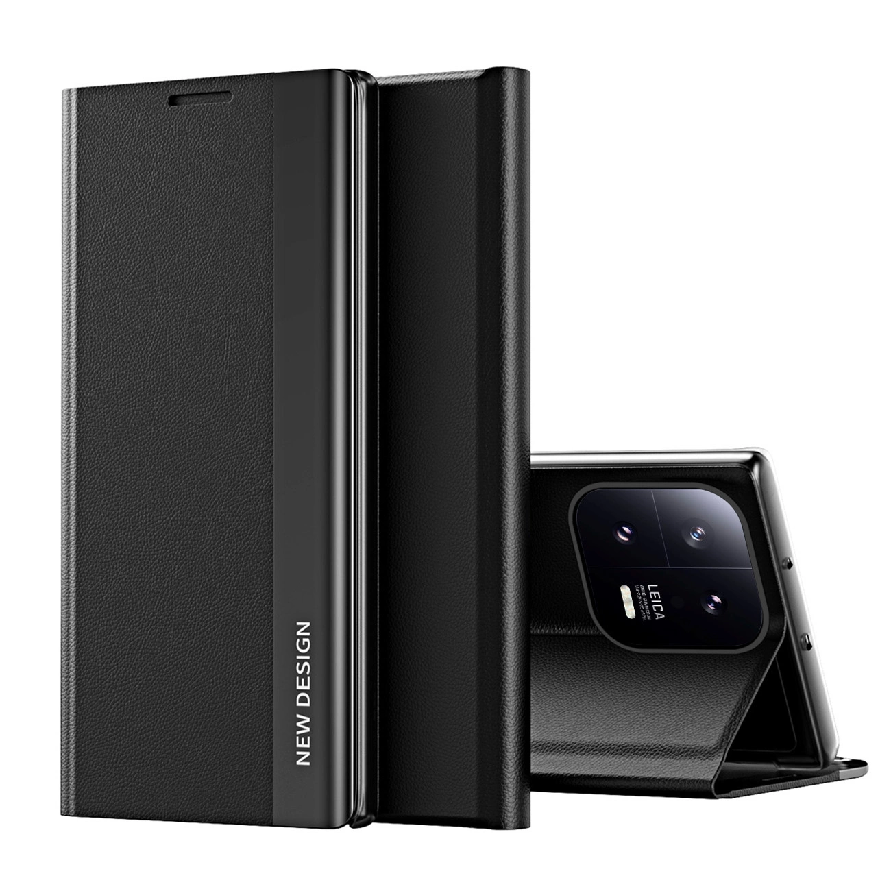 Sleep Case Pro dėklas Xiaomi 13 Lite su flip stovu – juodas