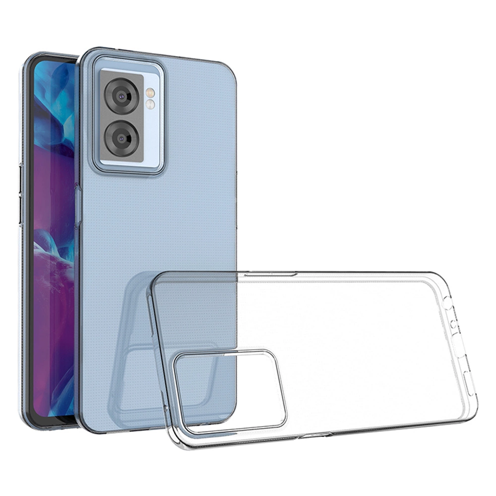 Ultra Clear 0,5 mm dėklas, Oppo A57 5G / A57 / A77 5G / A77 / K10 5G, Realme V23 5G / Narzo 50 5G / Q5i 5G, plonas, skaidrus
