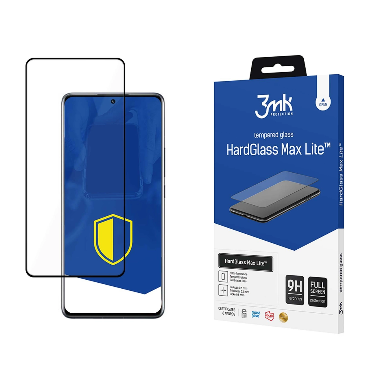 9H 3mk HardGlass Max Lite™ stiklas Xiaomi 12 Pro