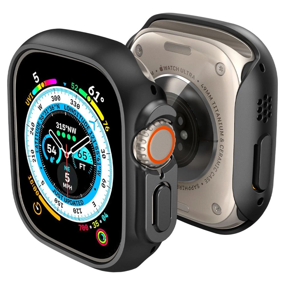 Spigen Thin Fit dėklas Apple Watch Ultra (49mm) – juodas