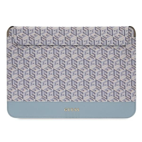 Guess GCube Stripes dėklas 14" nešiojamam kompiuteriui - mėlynas