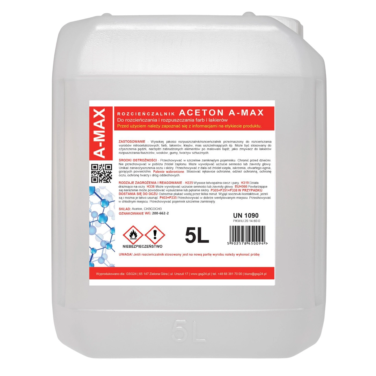 Asetono tirpiklis A-MAX 5 l