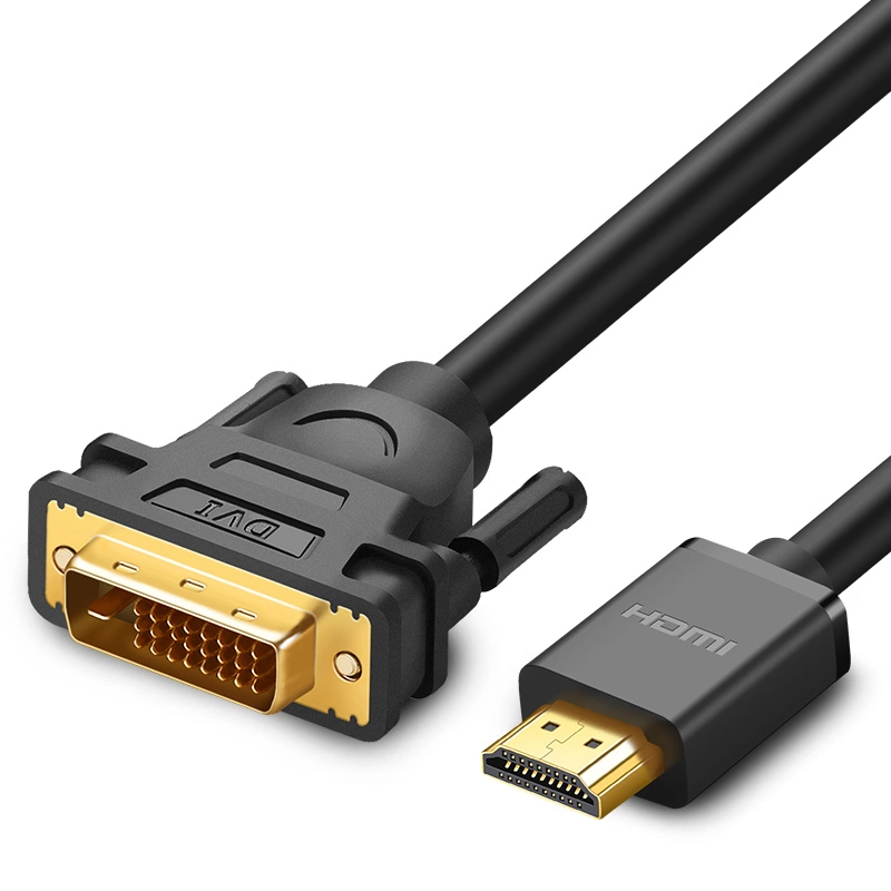 Ugreen dvipusis HDMI - DVI kabelis 2 m – juodas (HD106)