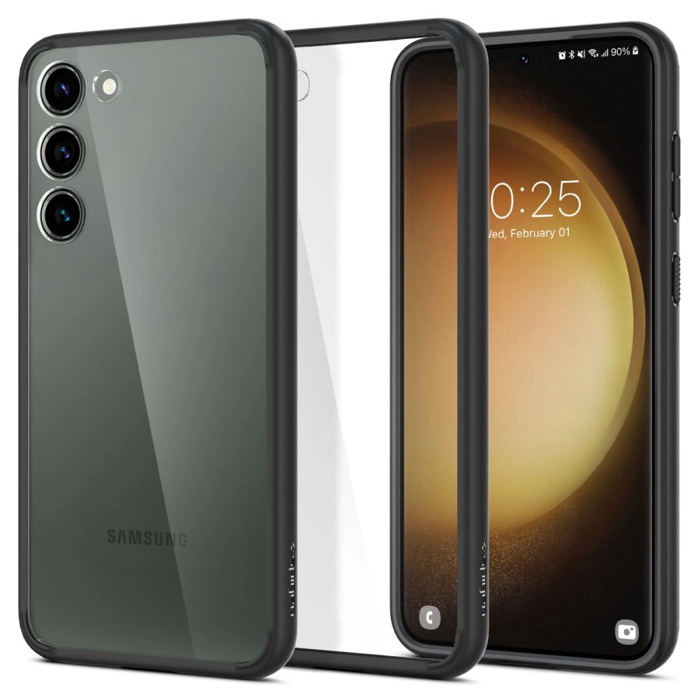 Spigen Ultra Hybrid dėklas Samsung Galaxy S23 – matinė juoda