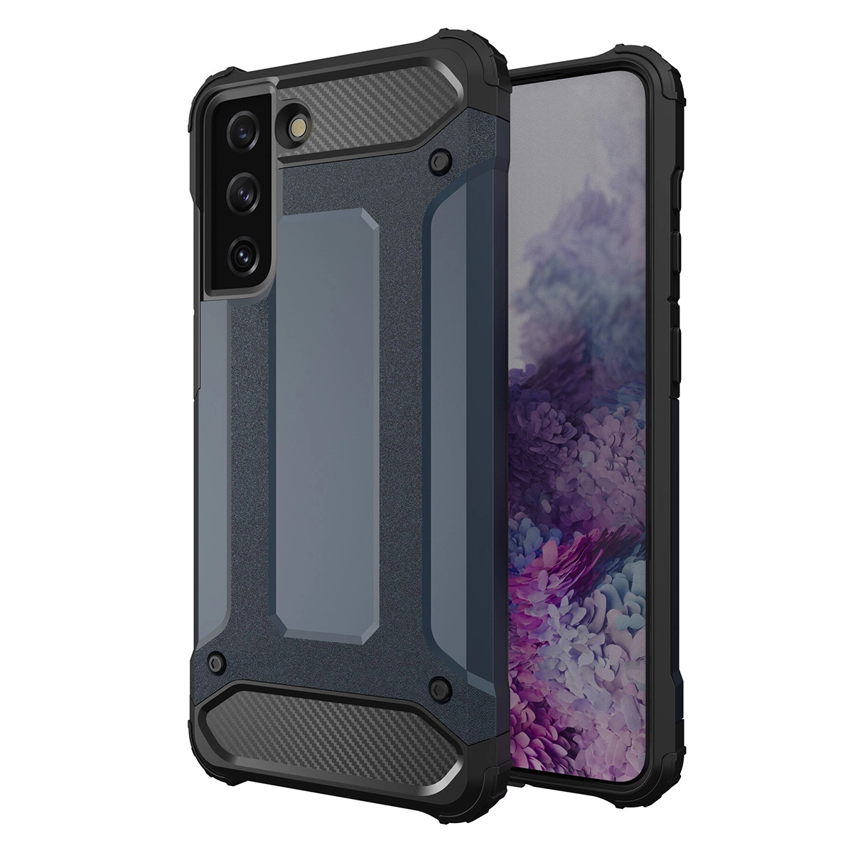 Hybrid Armor dėklas Samsung Galaxy S23+ – apsauginis hibridinis, mėlynas