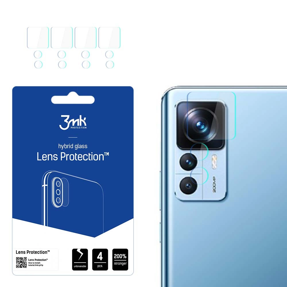 3mk Lens Protection™ hibridinis kamerų stiklas Xiaomi 12T / 12T Pro