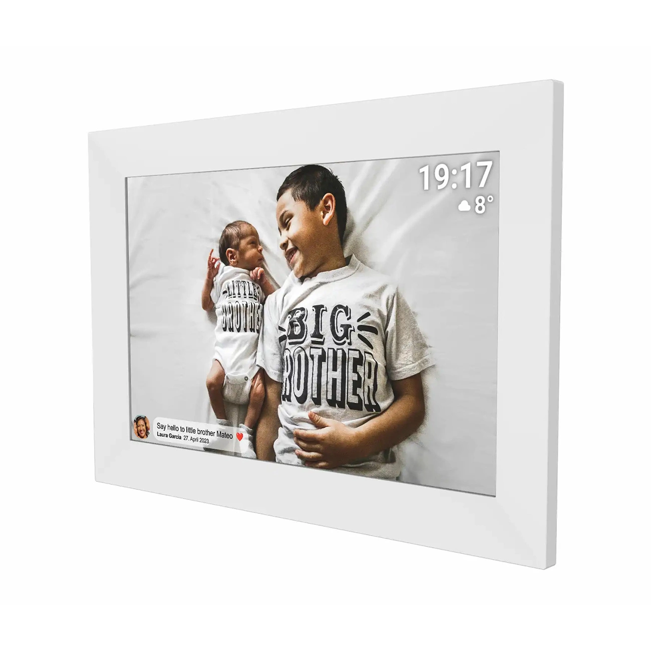 Denver Frameo PFF-1026W 10.1” skaitmeninis rėmelis - baltas