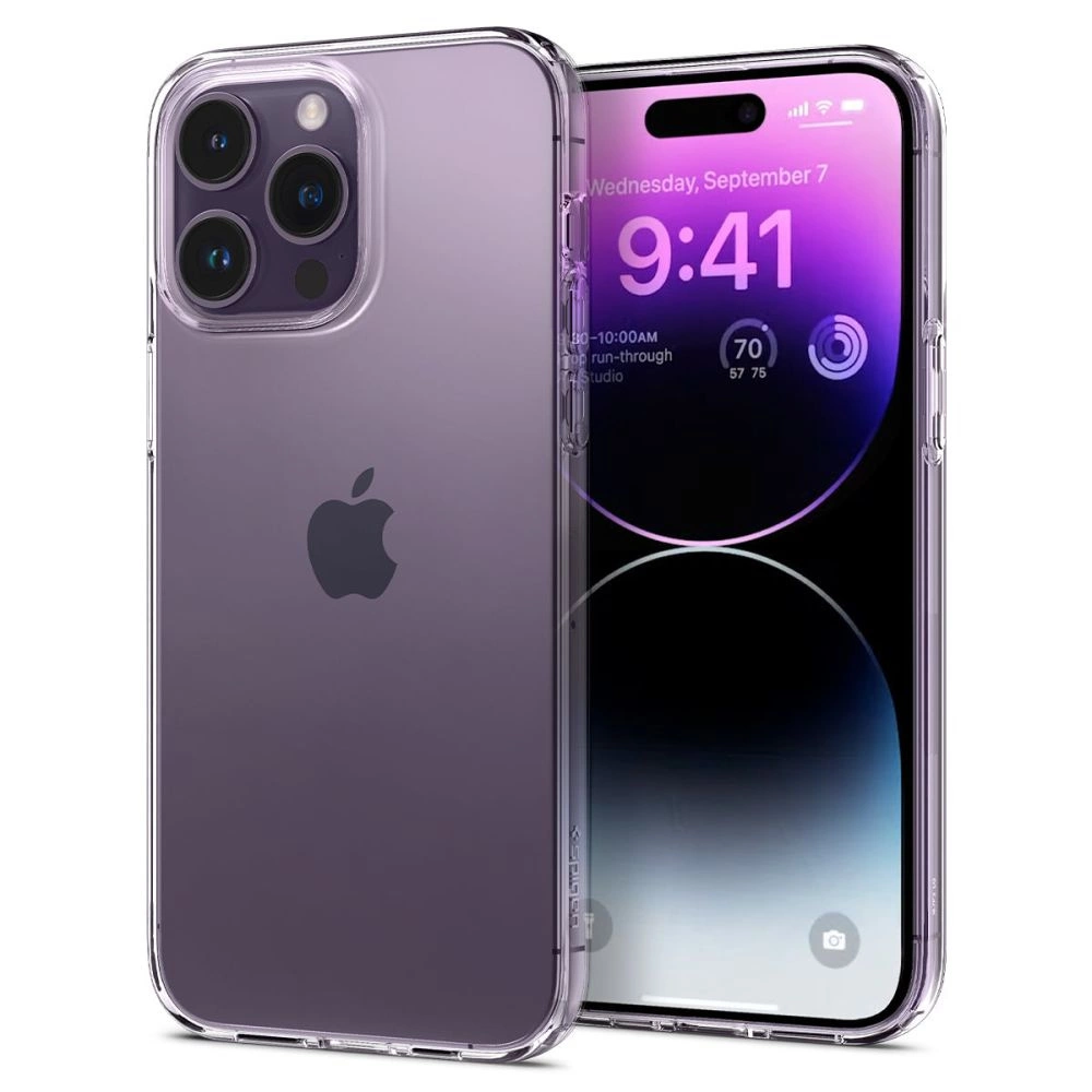 Spigen Liquid Crystal iPhone 14 Pro dėklas - skaidrus