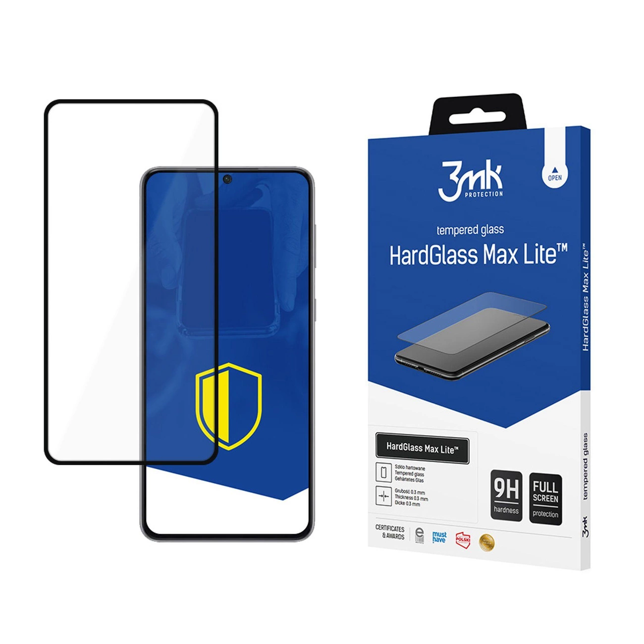 9H 3mk HardGlass Max Lite™ stiklas Samsung Galaxy S21+ 5G