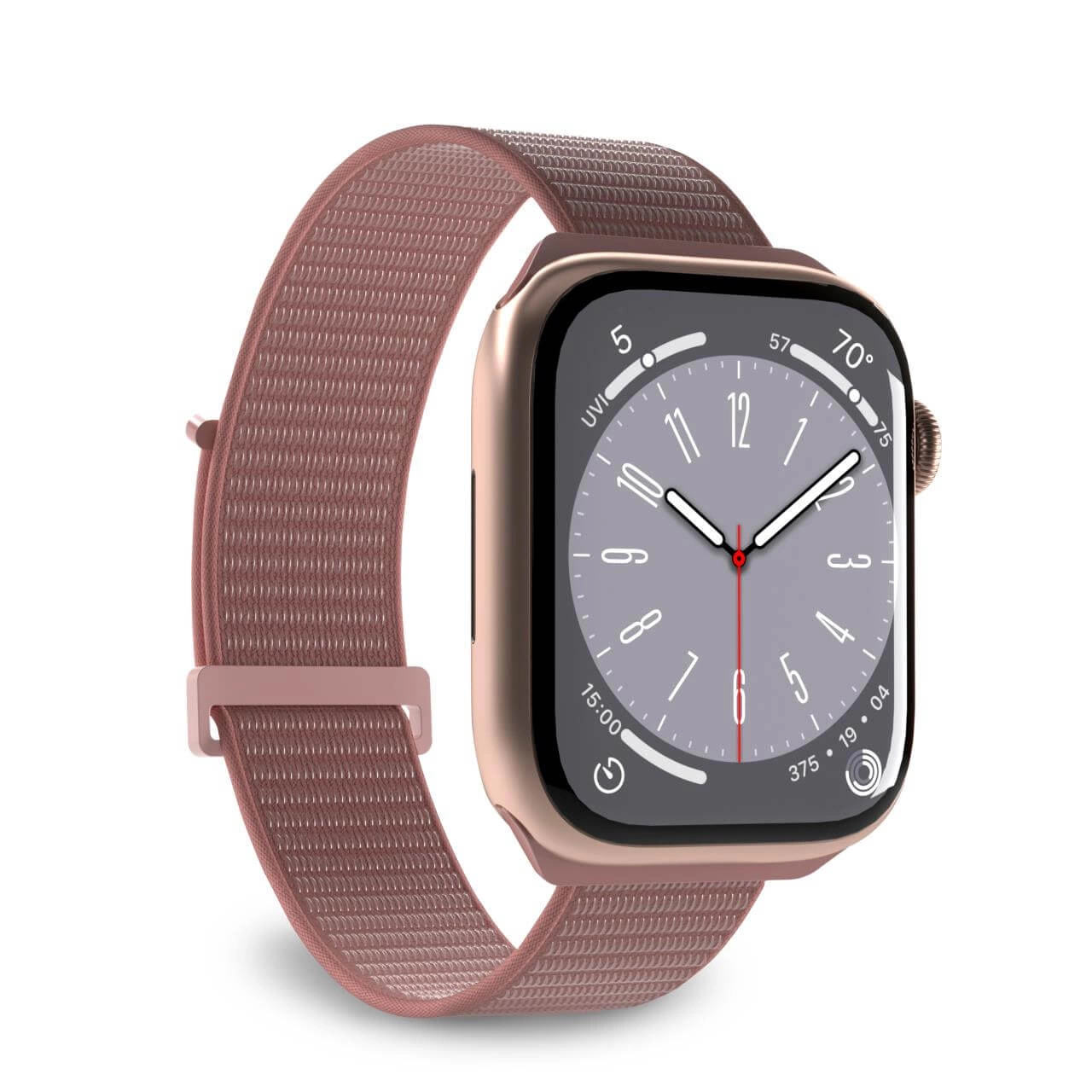 Puro Sport nailoninis dirželis Apple Watch 38 / 40 / 41 mm – rožinis