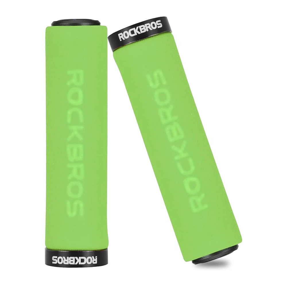 Rockbros BT1001GNBK putplasčio dviračio rankenos - žalia ir juoda