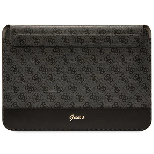 Guess 4G Stripe Metal Logo dėklas 14" nešiojamam kompiuteriui – juodas