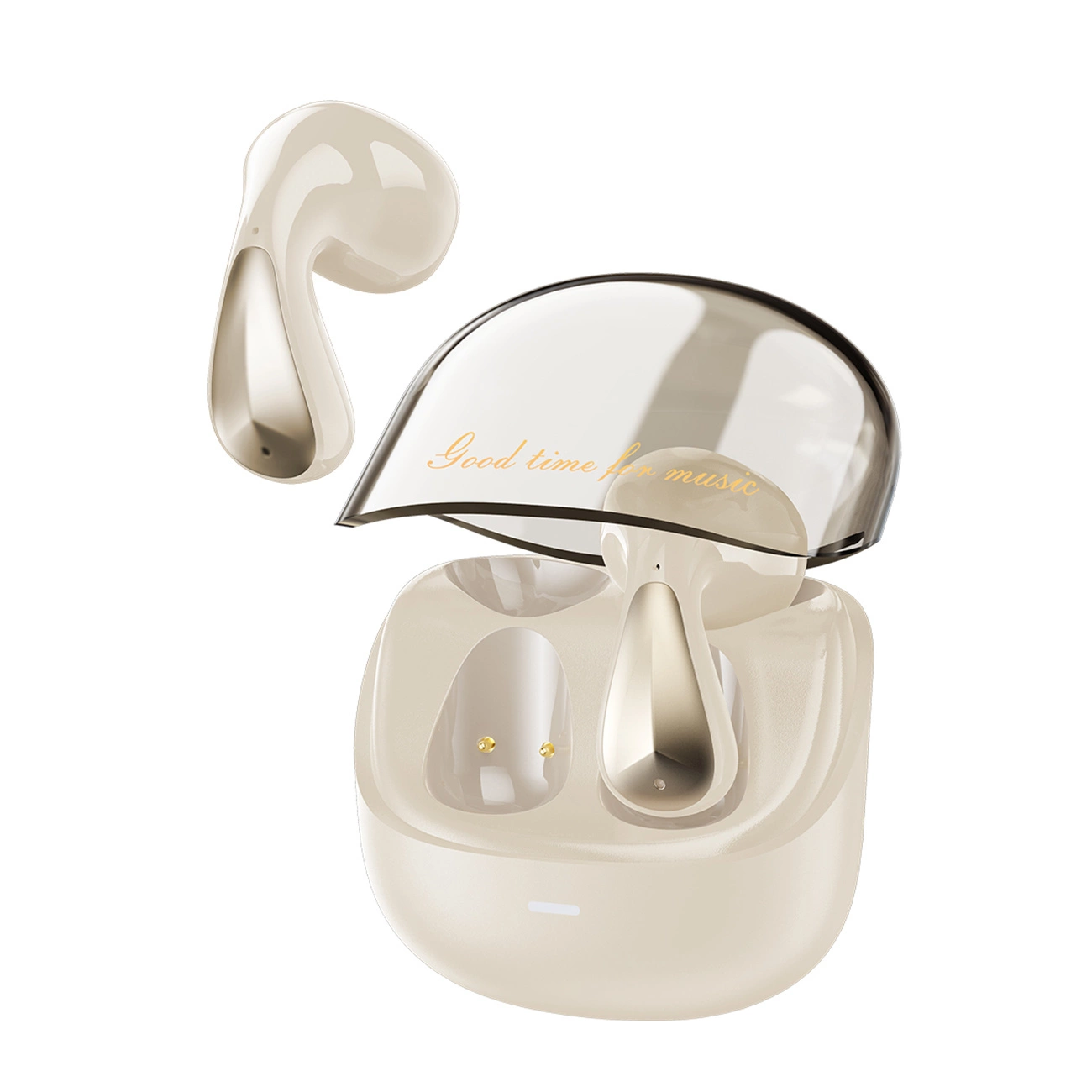 Dudao U16Pro TWS belaidės ausinės Bluetooth 5.3 – baltos