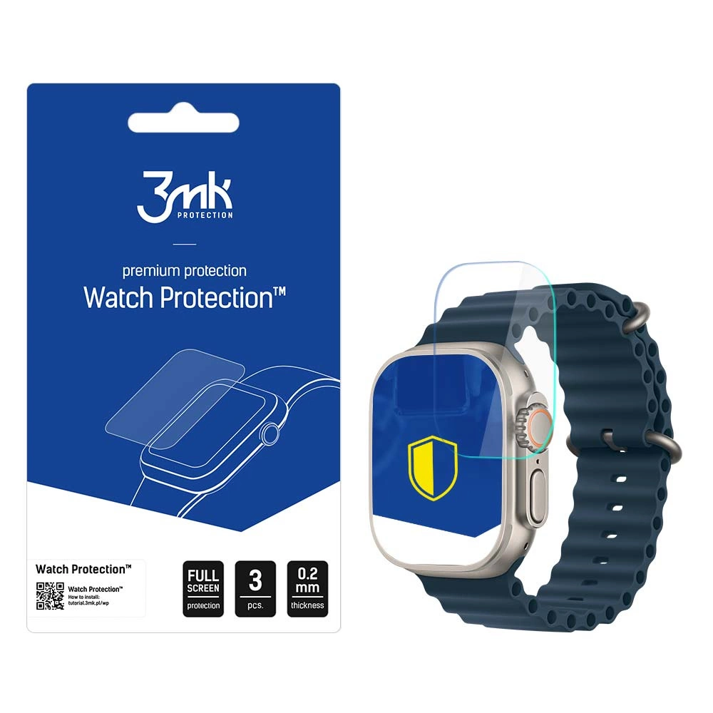 Apple Watch Ultra / Ultra 2 – 3mk Watch Protection™ v. FlexibleGlass Lite