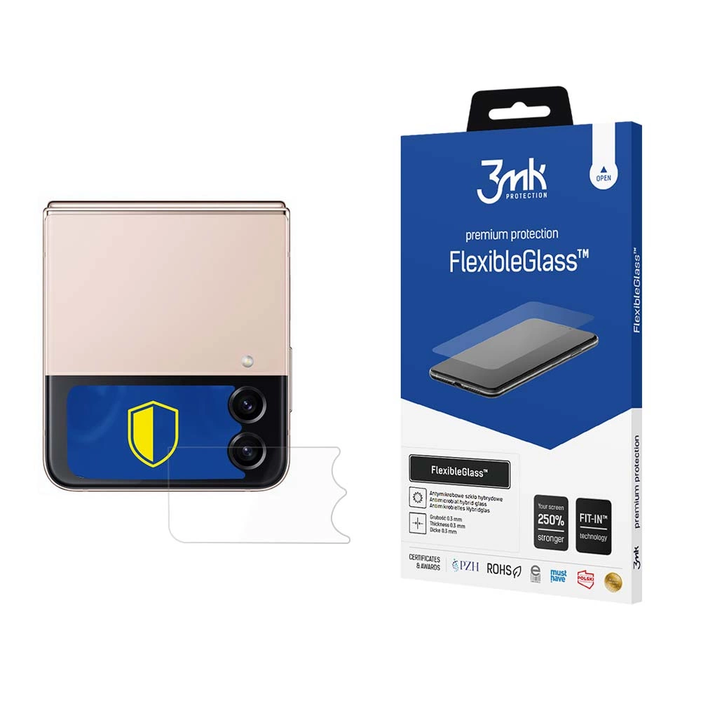 3mk FlexibleGlass™ hibridinis stiklas Samsung Galaxy Z Flip 4 (priekinis)