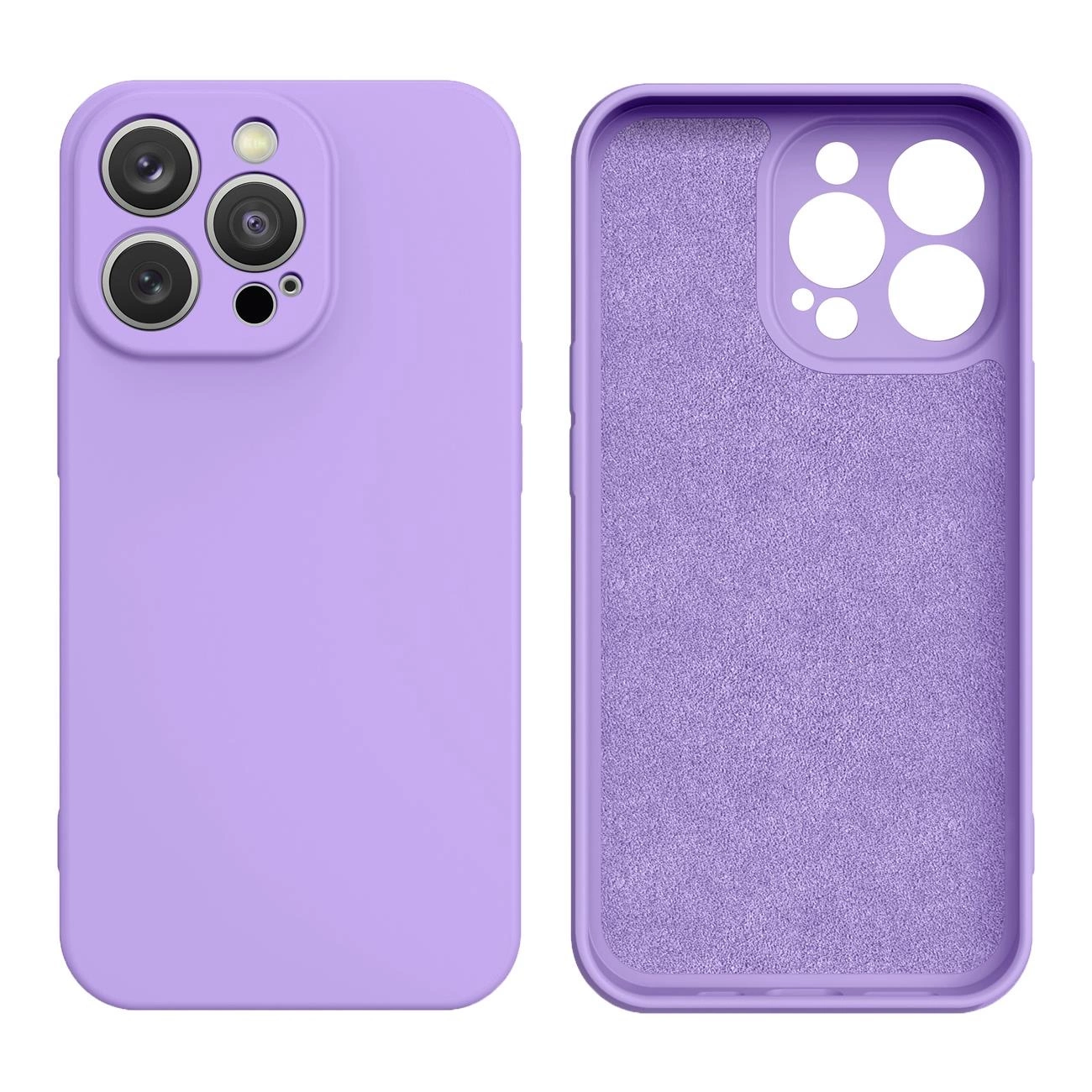 Silicone case iPhone 14 Plus, silikoninis dėklas, violetinis