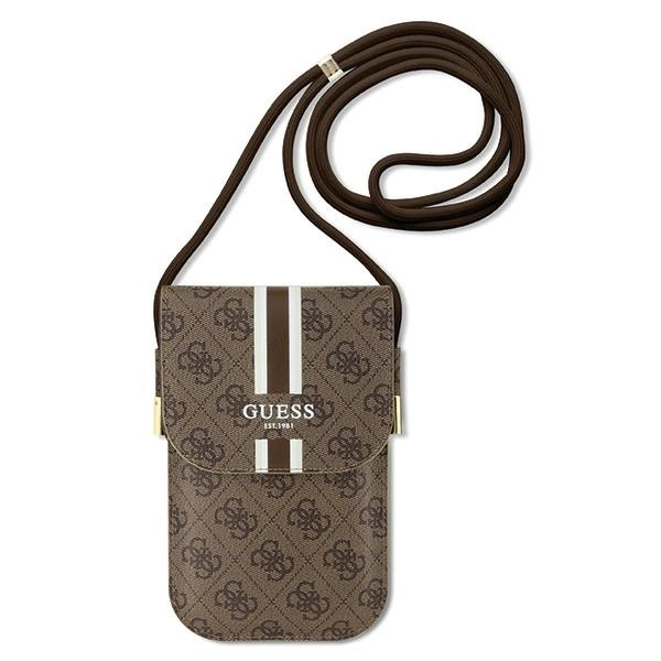 Guess GUOWBP4RPSW rankinė – ruda 4G Stripes